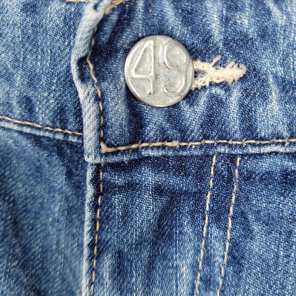 AG Adriano Goldshmied Blue The Bonnie Relaxed Denim Jean Cut Off Shorts Size 32 - Picture 9 of 11